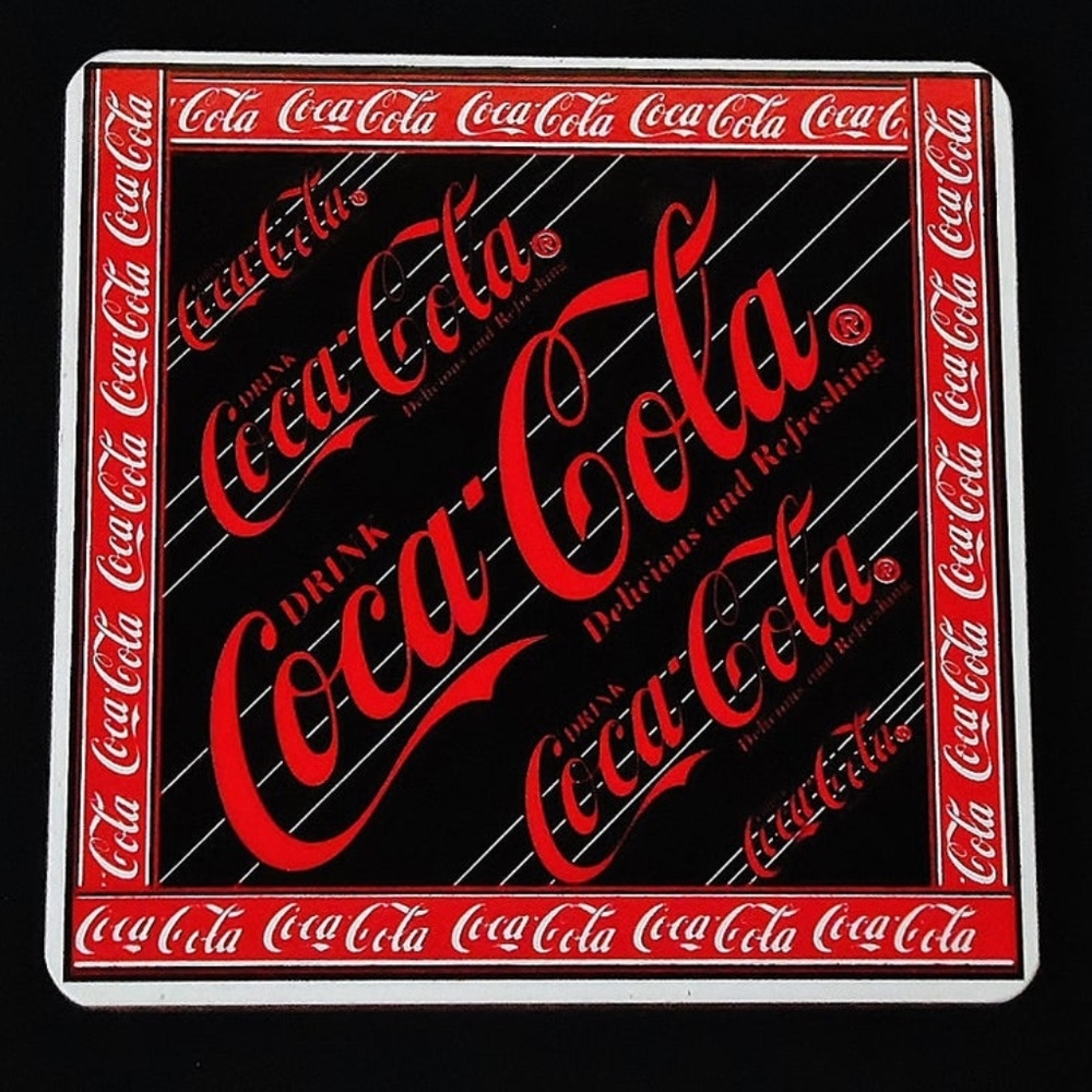 VINTAGE 1950'S THEMED COCA COLA COASTER SET NIB - Picture 4 of 6